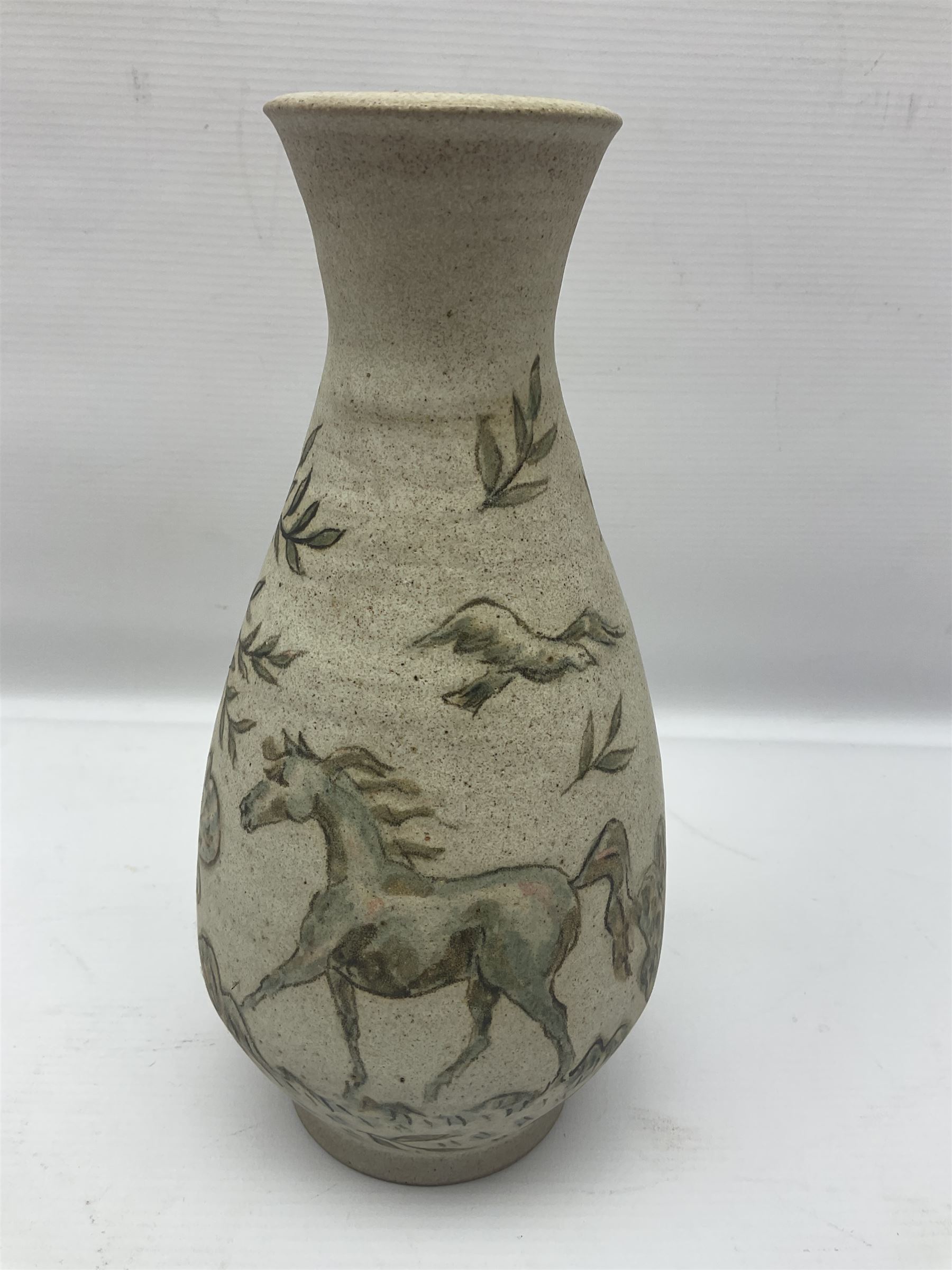 Wendy Abbott Salt; studio pottery figure of a recumbent horse - Image 10 of 12