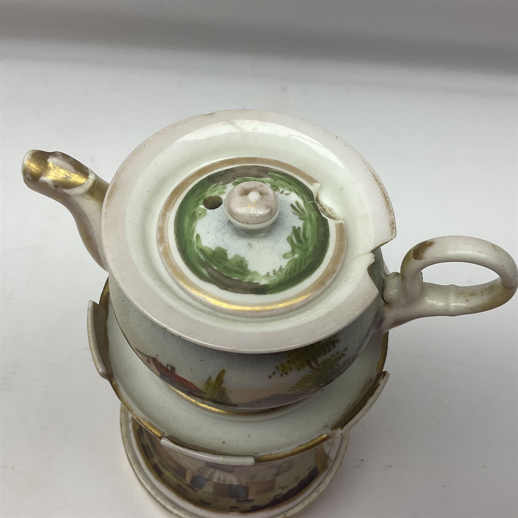 Two 19th century continental teapots and warmers - Image 14 of 24
