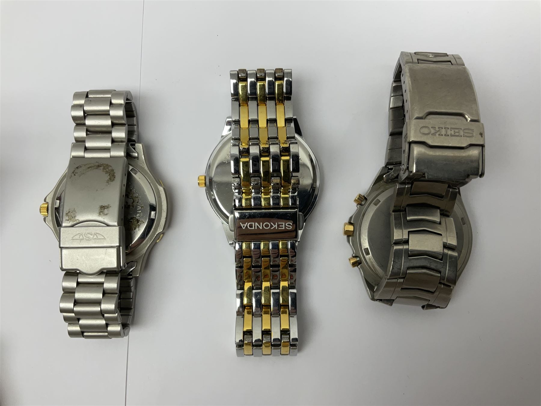 Seiko Chronograph Titanium 100M wristwatch - Image 12 of 12