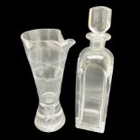 Orrefors glass decanter