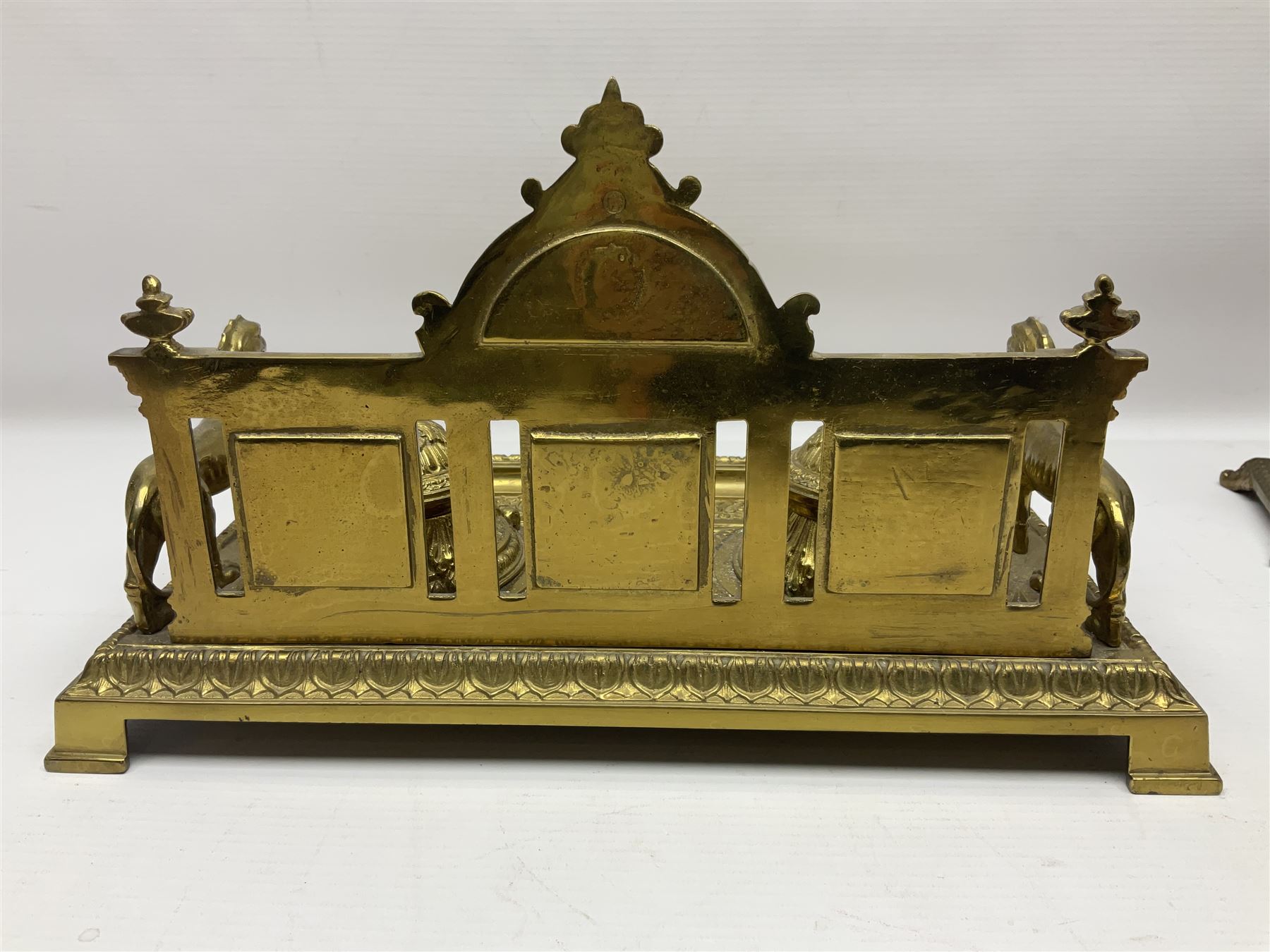 Brass desk stand - Image 10 of 10