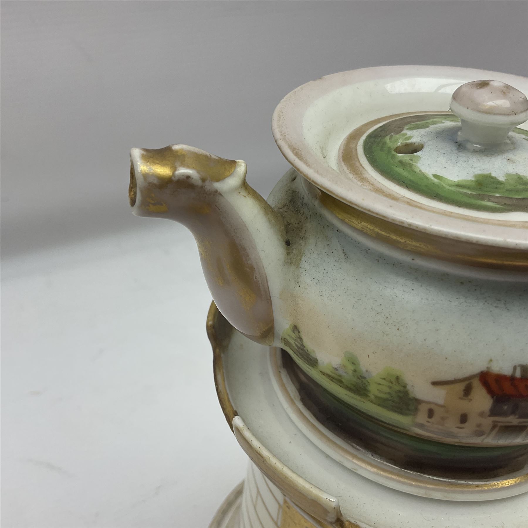 Two 19th century continental teapots and warmers - Image 13 of 24