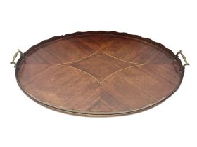 Early 20th century mahogany tray
