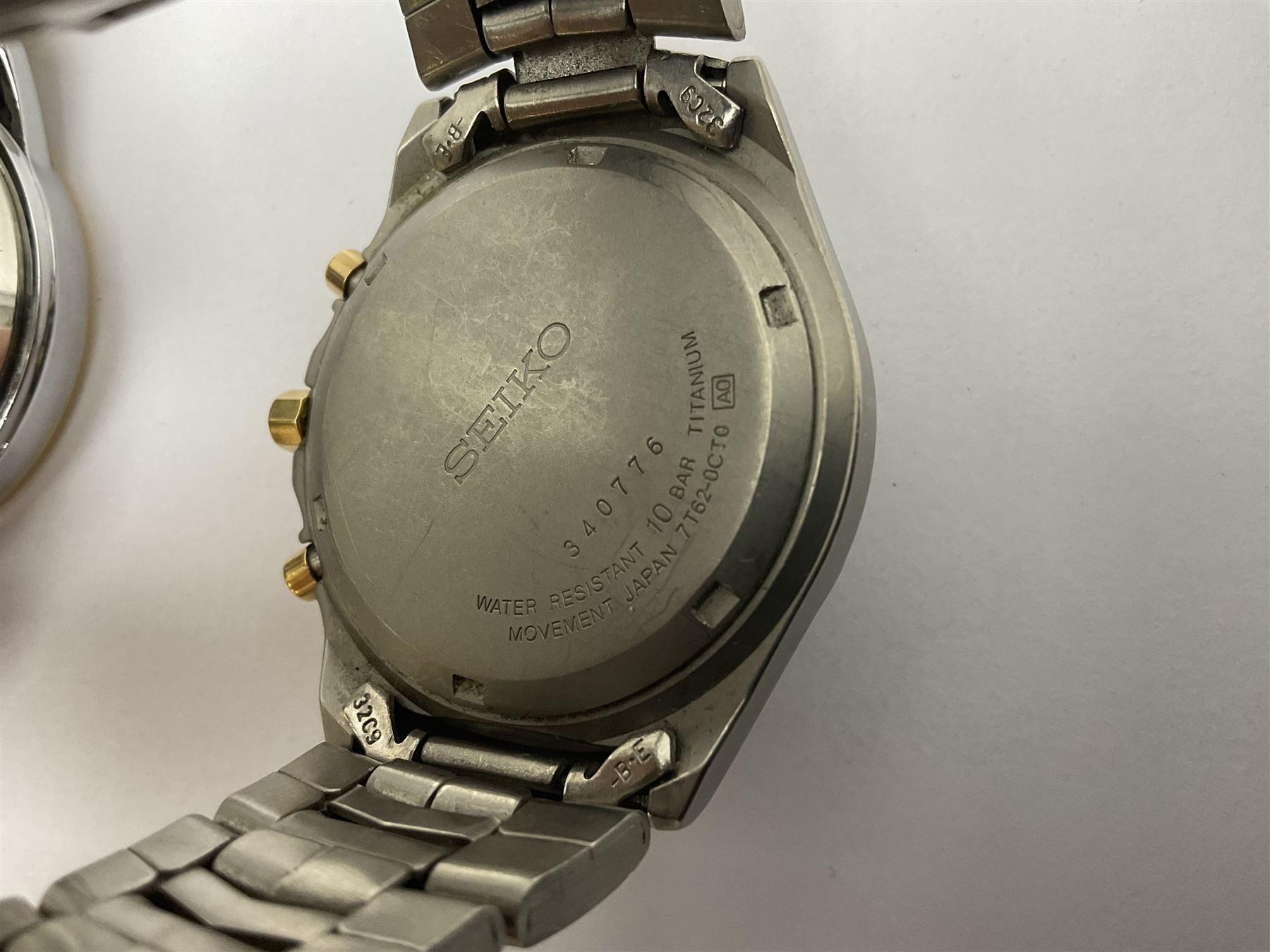 Seiko Chronograph Titanium 100M wristwatch - Image 11 of 12