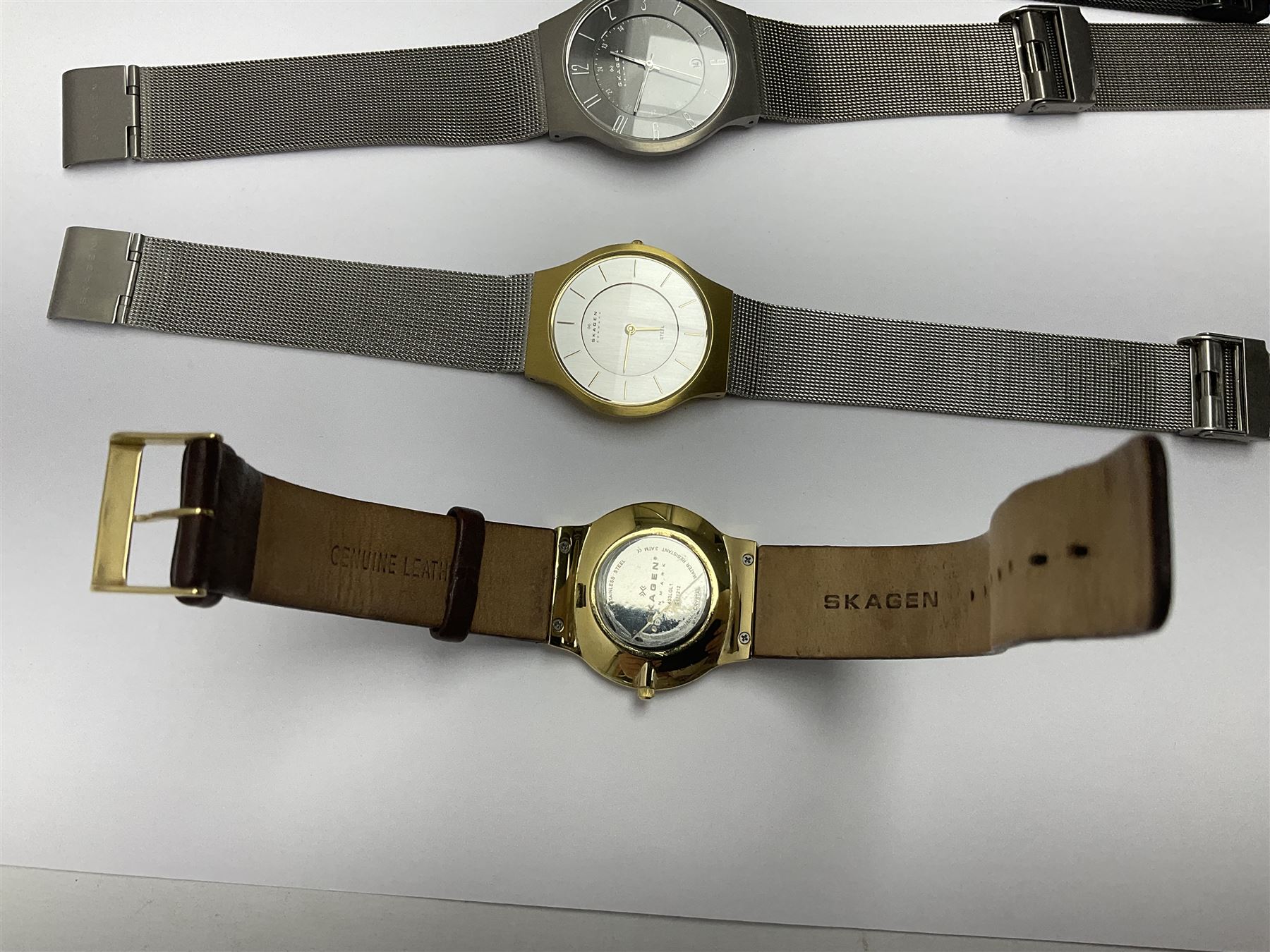 Five Skagen wristwatches - Image 4 of 12