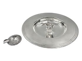 Spanish silver coin dish