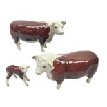 Beswick Hereford family group