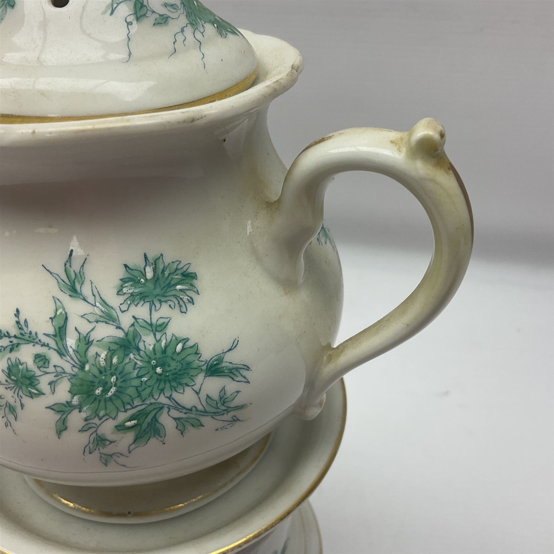 Two 19th century continental teapots and warmers - Image 5 of 25