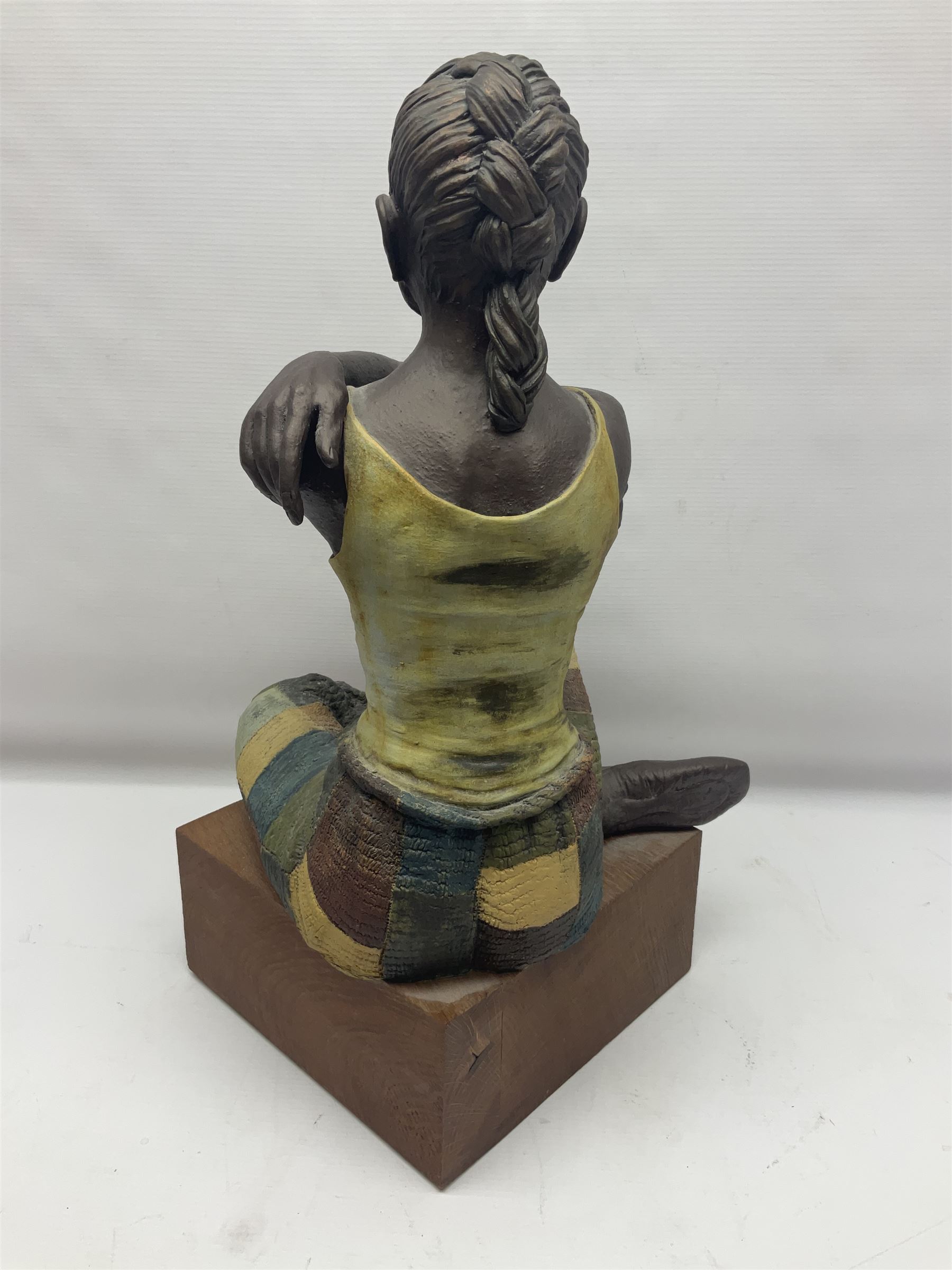 Composite bronzed sculpture - Image 12 of 13