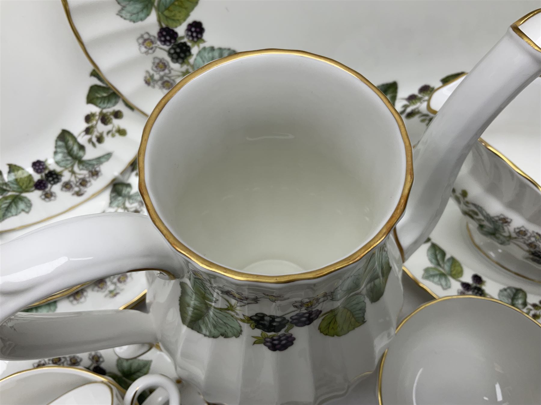 Royal Worcester Lavinia pattern dinner and tea wares comprising coffee pot - Image 15 of 18