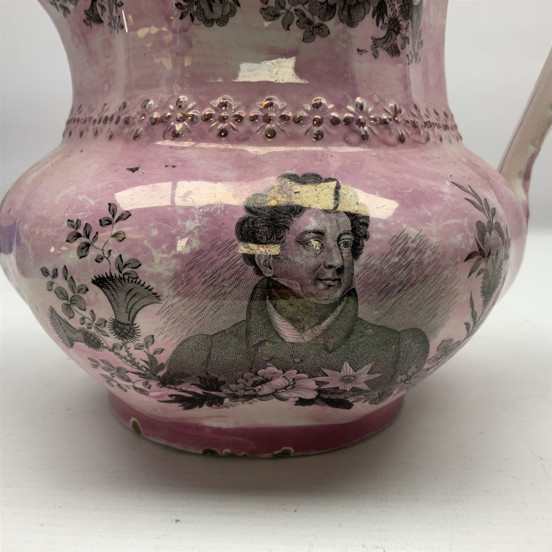 19th century Sunderland lustre jug - Image 5 of 10