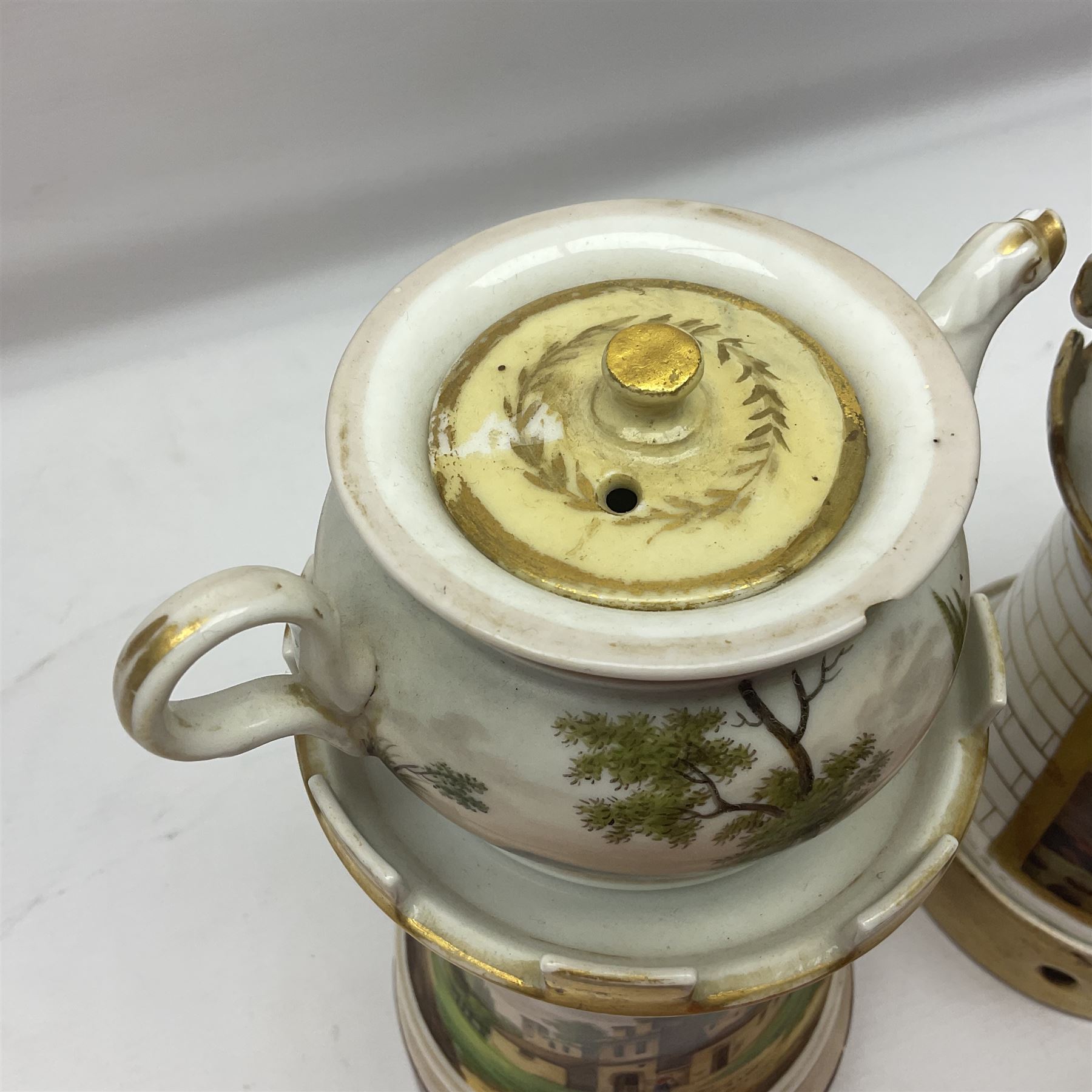 Two 19th century continental teapots and warmers - Image 2 of 24