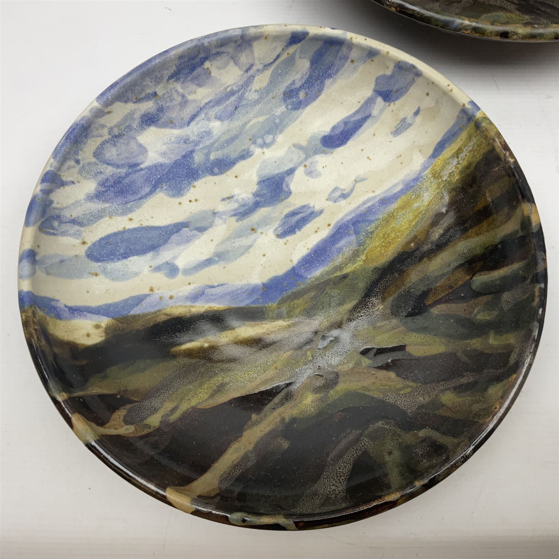 Wendy Abbott Salt; Three studio pottery dishes - Image 7 of 10