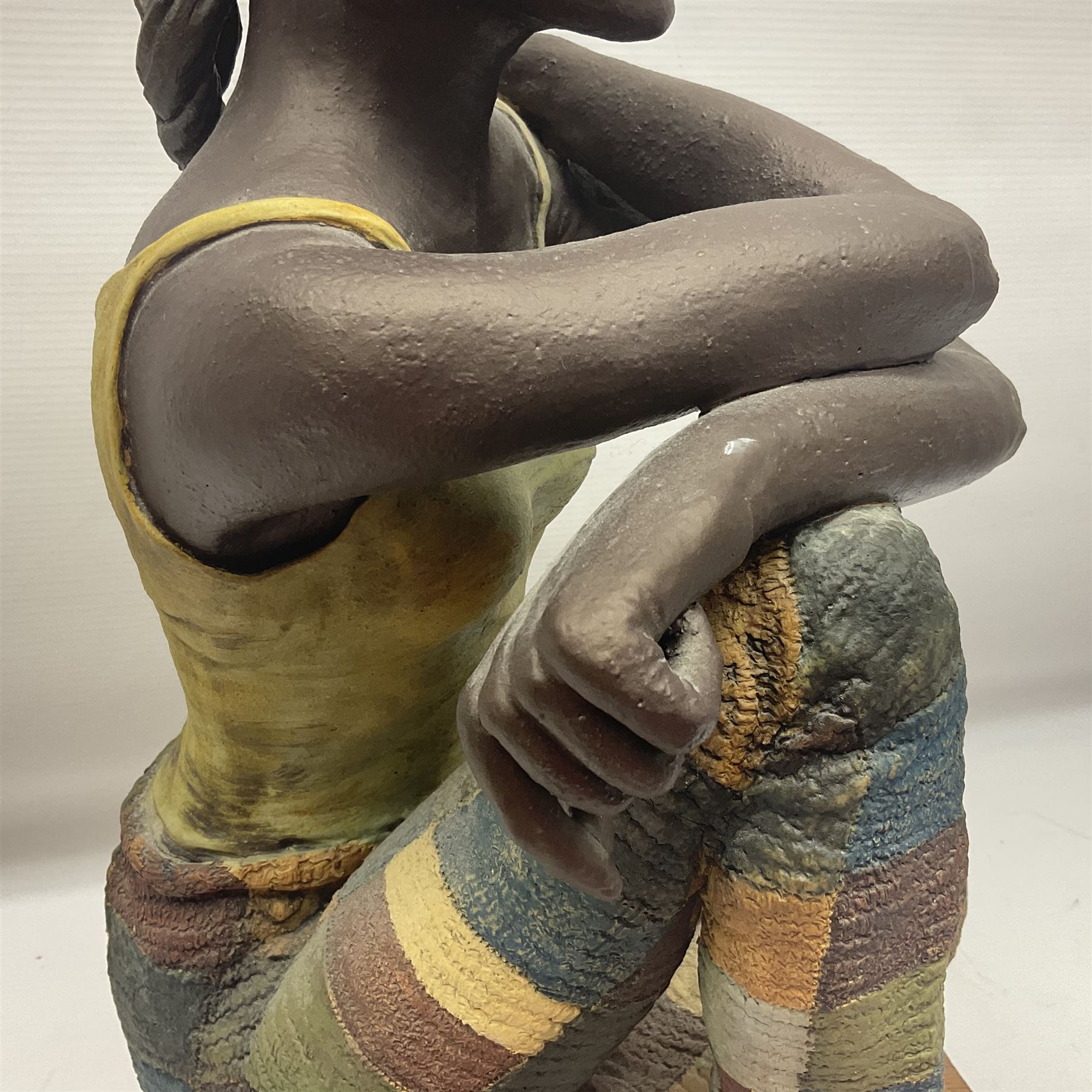 Composite bronzed sculpture - Image 9 of 13