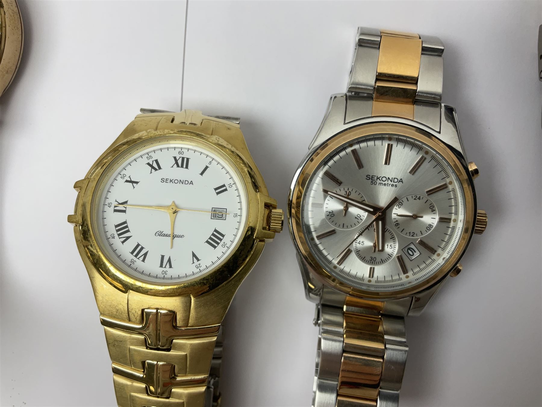 Seiko Chronograph Titanium 100M wristwatch - Image 4 of 12