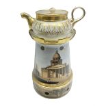 19th century continental teapot and warmer