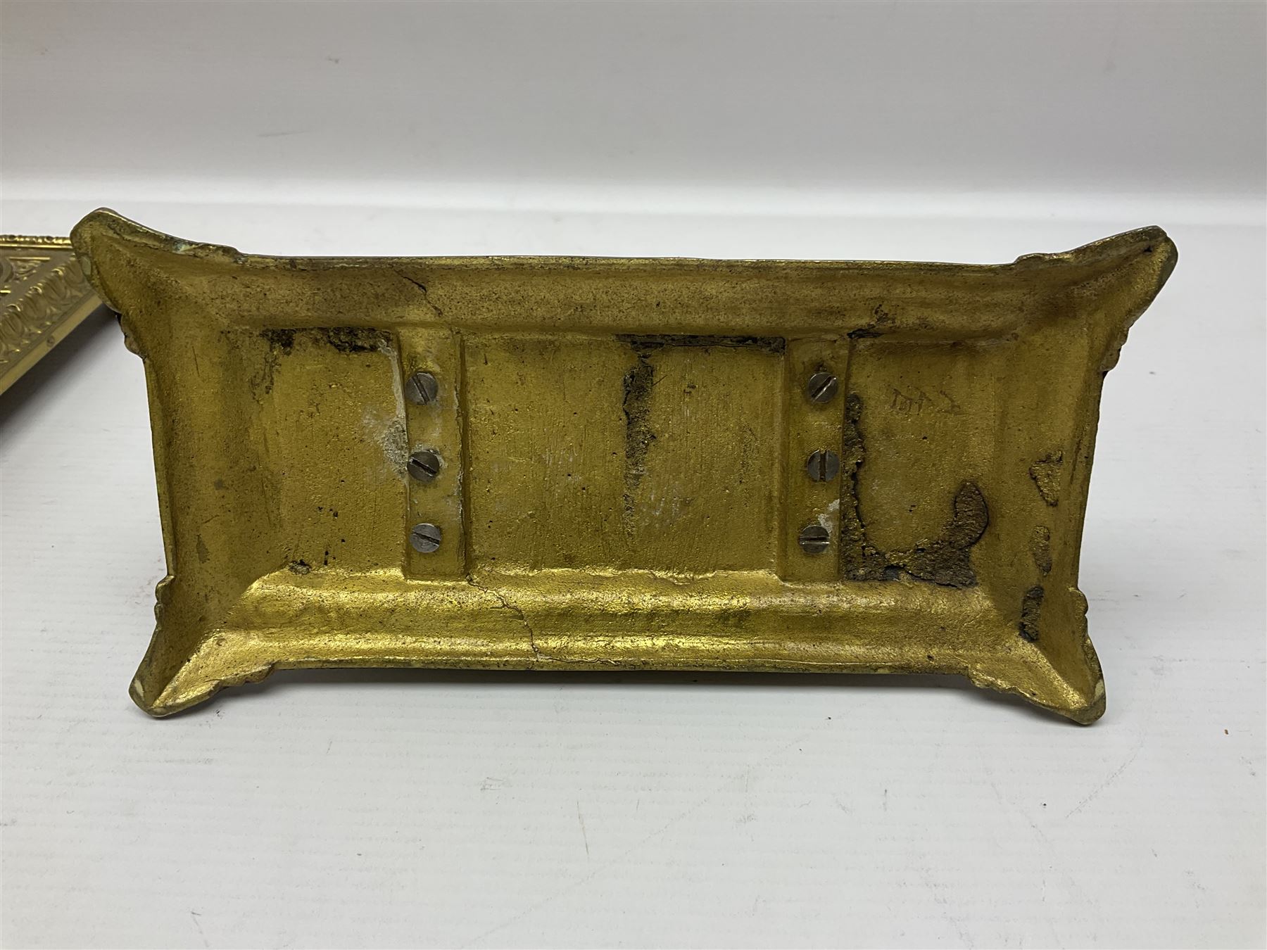 Brass desk stand - Image 9 of 10