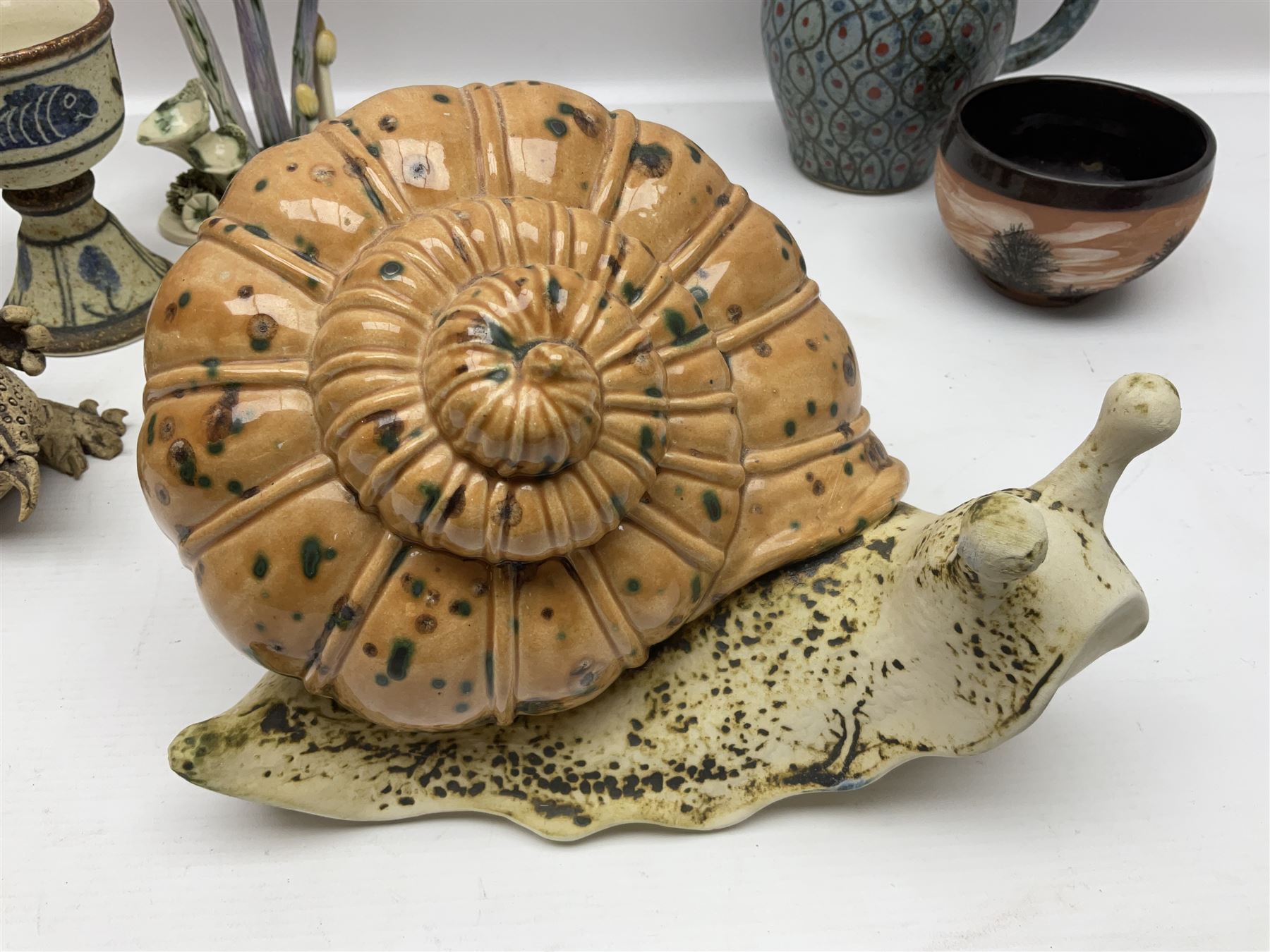 Collection of studio pottery - Image 6 of 16