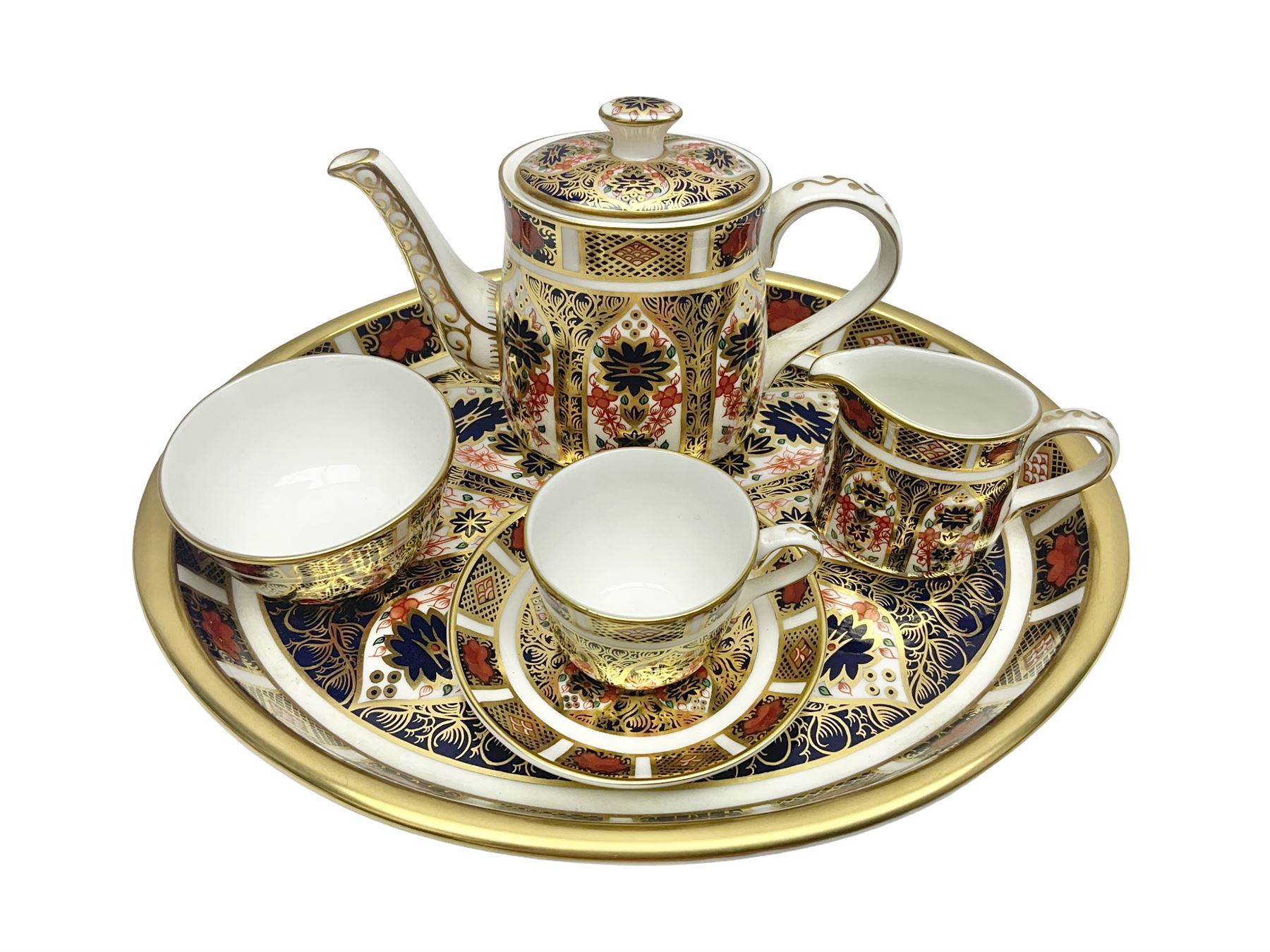 Royal Crown Derby Imari pattern cabaret set