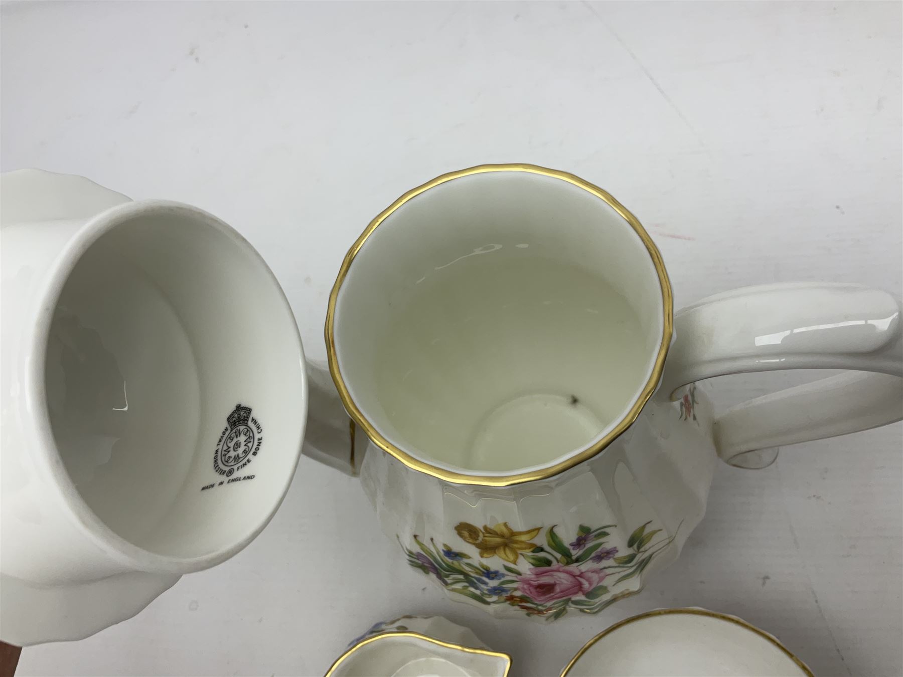 Royal Worcester Roanoke pattern coffee service - Image 9 of 10