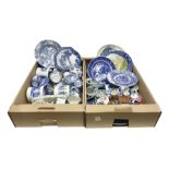 Blue and white ceramics