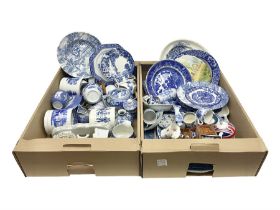 Blue and white ceramics