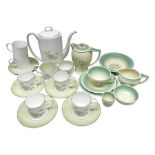 Susie Cooper Dresden Sprays pattern breakfast set