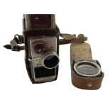 Bell and Howard Autoset cine camera and light meter