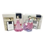 Two Royal Doulton figures Ruby HN4976 and Autumn Breeze HN4716