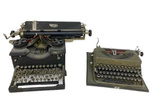 Royal typewriter and one other
