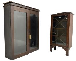 Edwardian inlaid mahogany cabinet