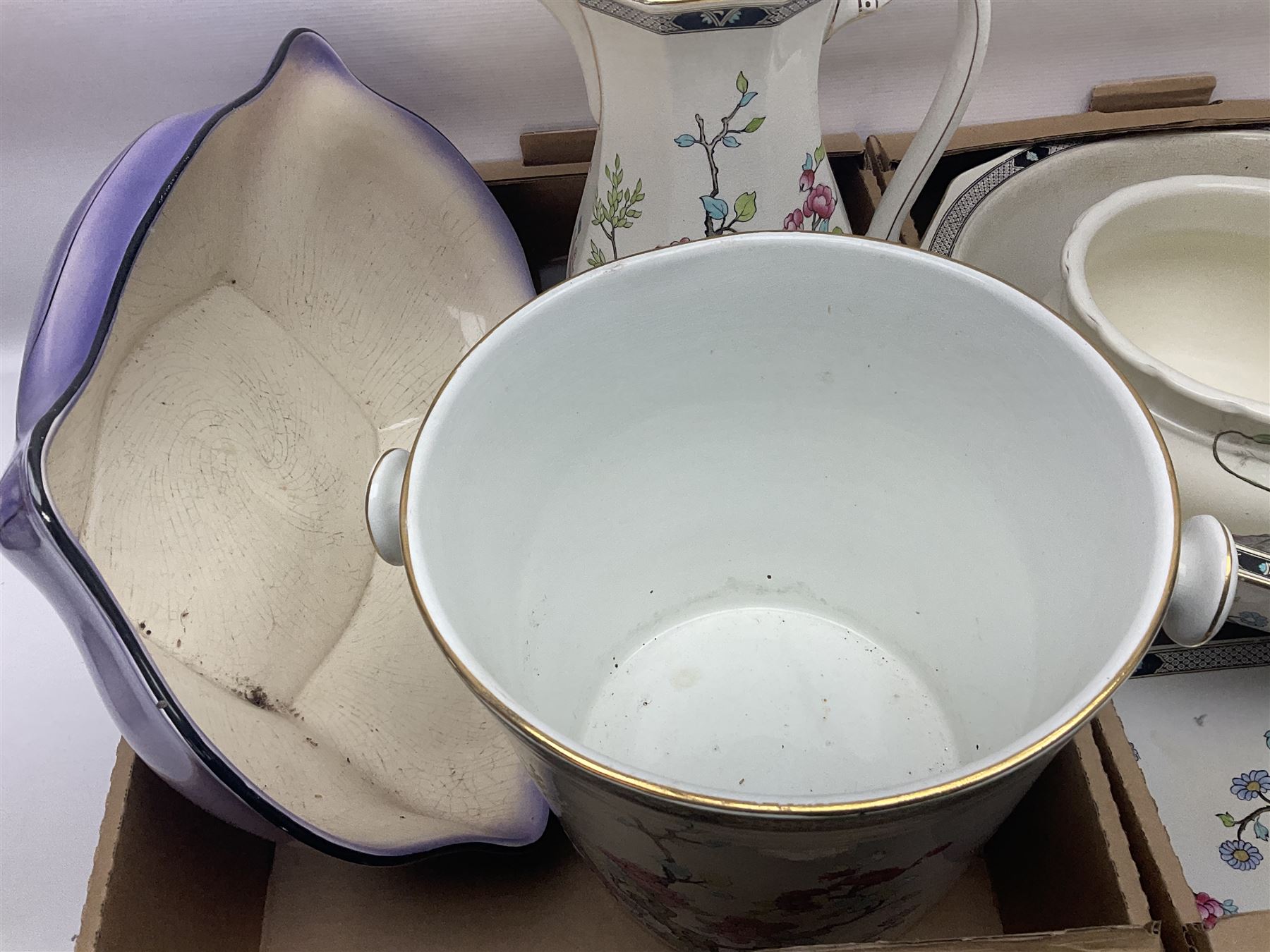 Royal Winton Art Deco style wash jug and bowl - Image 2 of 10