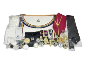 Small quantity of Masonic regalia