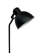 Contemporary black finish standard lamp