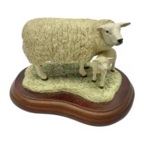 Boarder Fine Arts Textile Ewe & Lamb