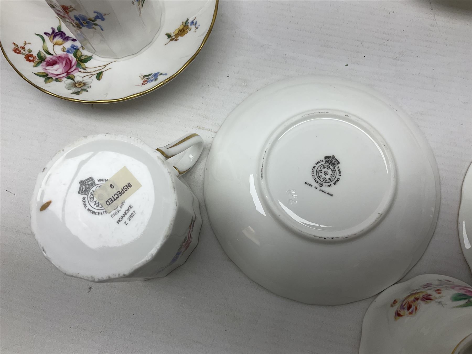 Royal Worcester Roanoke pattern coffee service - Image 6 of 10