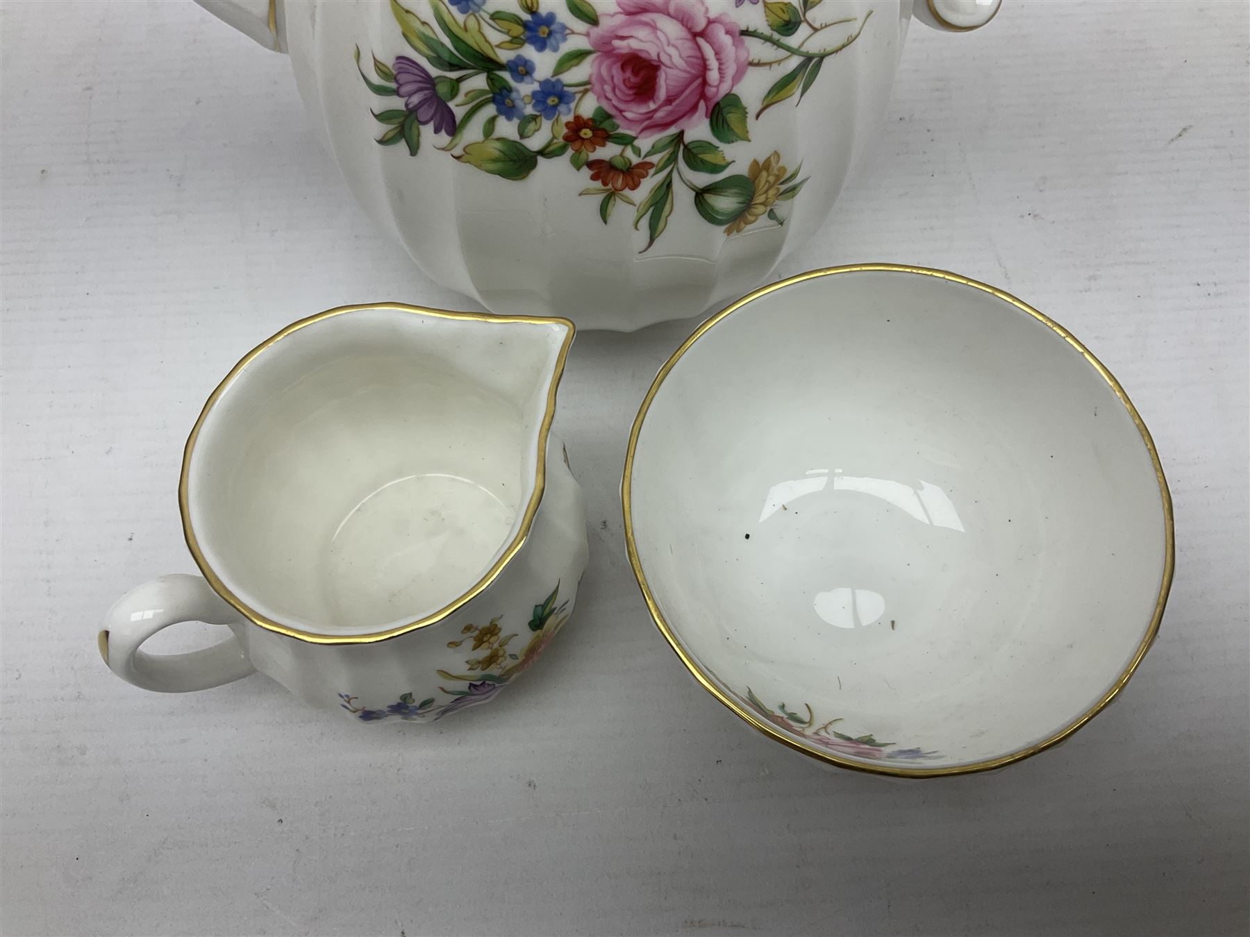 Royal Worcester Roanoke pattern coffee service - Image 8 of 10