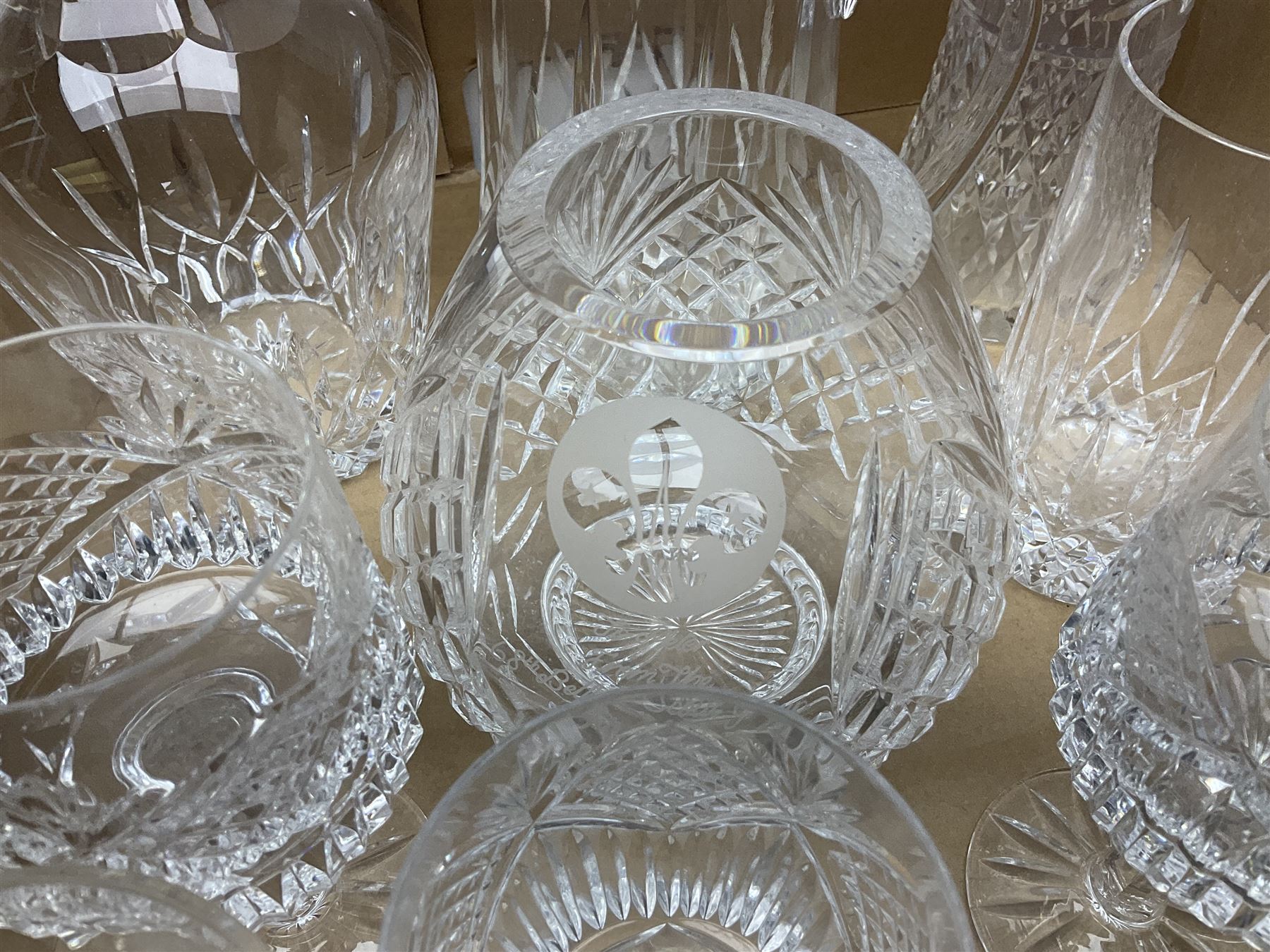 Collection of Waterford and Tyrone crystal - Image 7 of 9