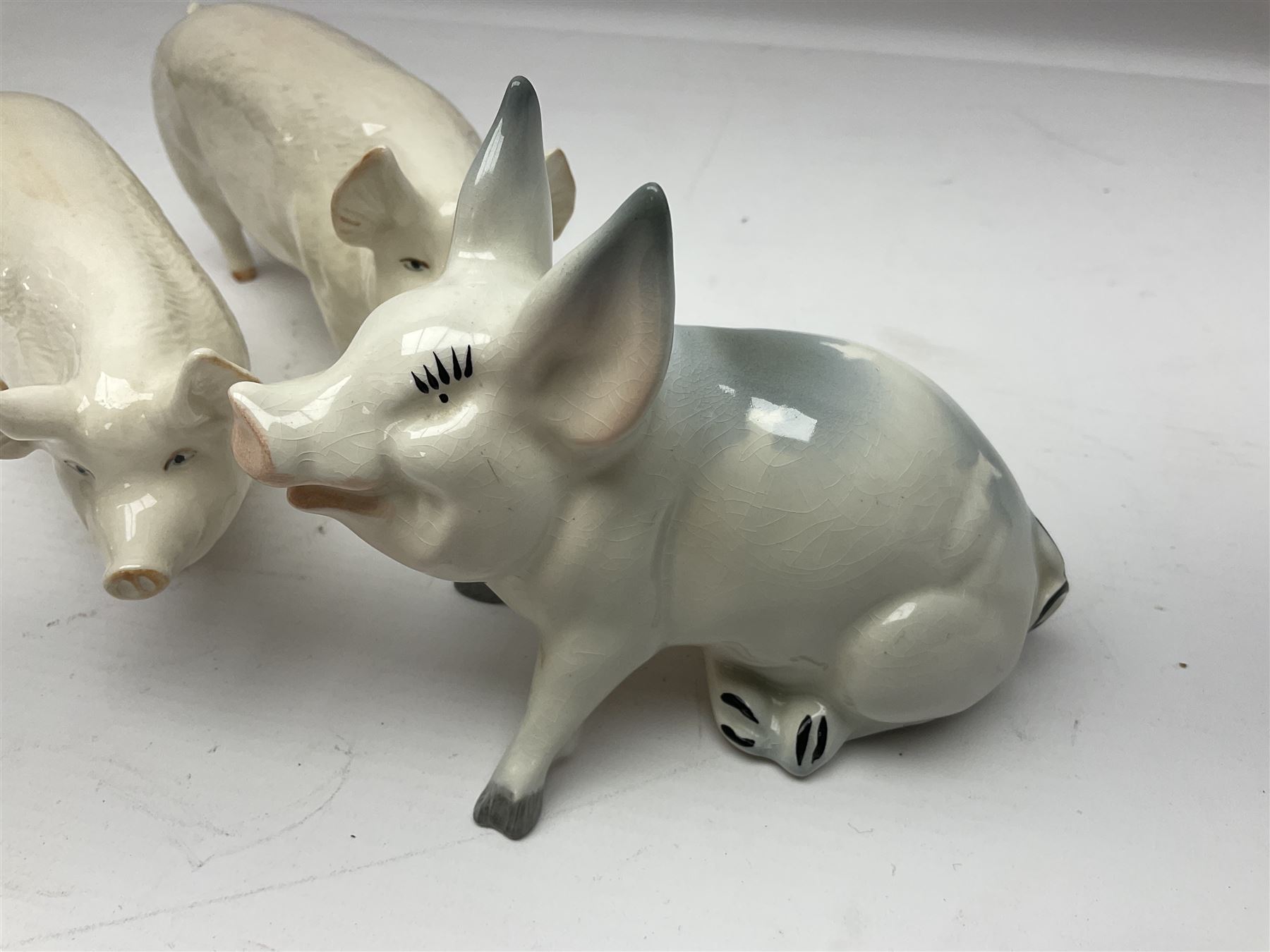 Three Beswick pigs - Image 2 of 7