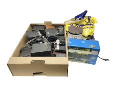 Collection of vintage cameras and equipment