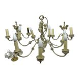 Siz branch silvered chandelier