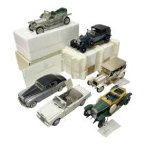 Franklin Mint - six 1:24 scale die-cast Rolls-Royce models comprising 1907 Rolls-Royce ‘The Silver G