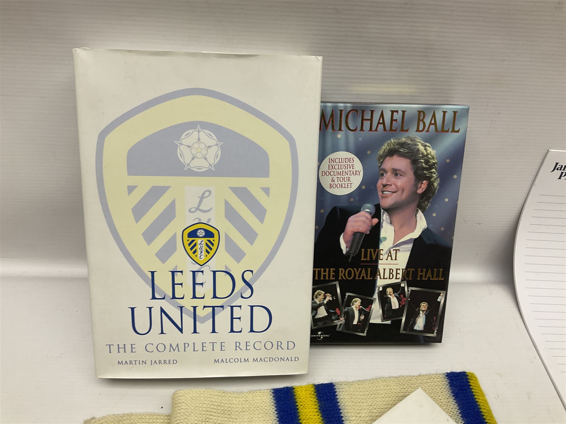 Leeds United scarfs and books - Image 4 of 6