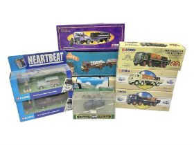 Corgi - nine die-cast models comprising Corgi Classics Cadbury 16002