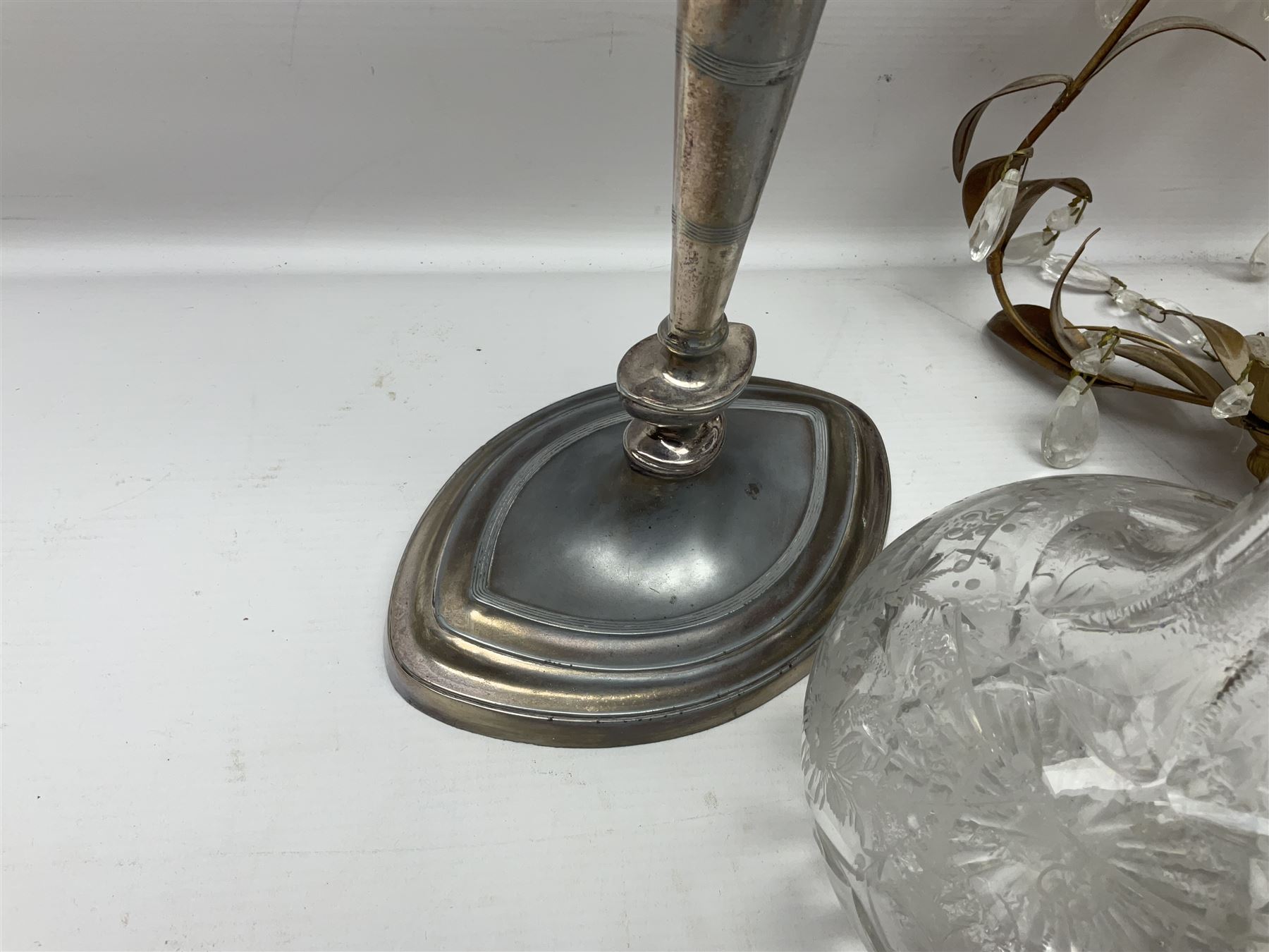 Two silver plate candelabras - Image 7 of 16