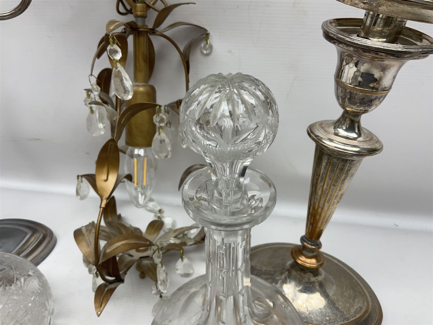 Two silver plate candelabras - Image 13 of 16