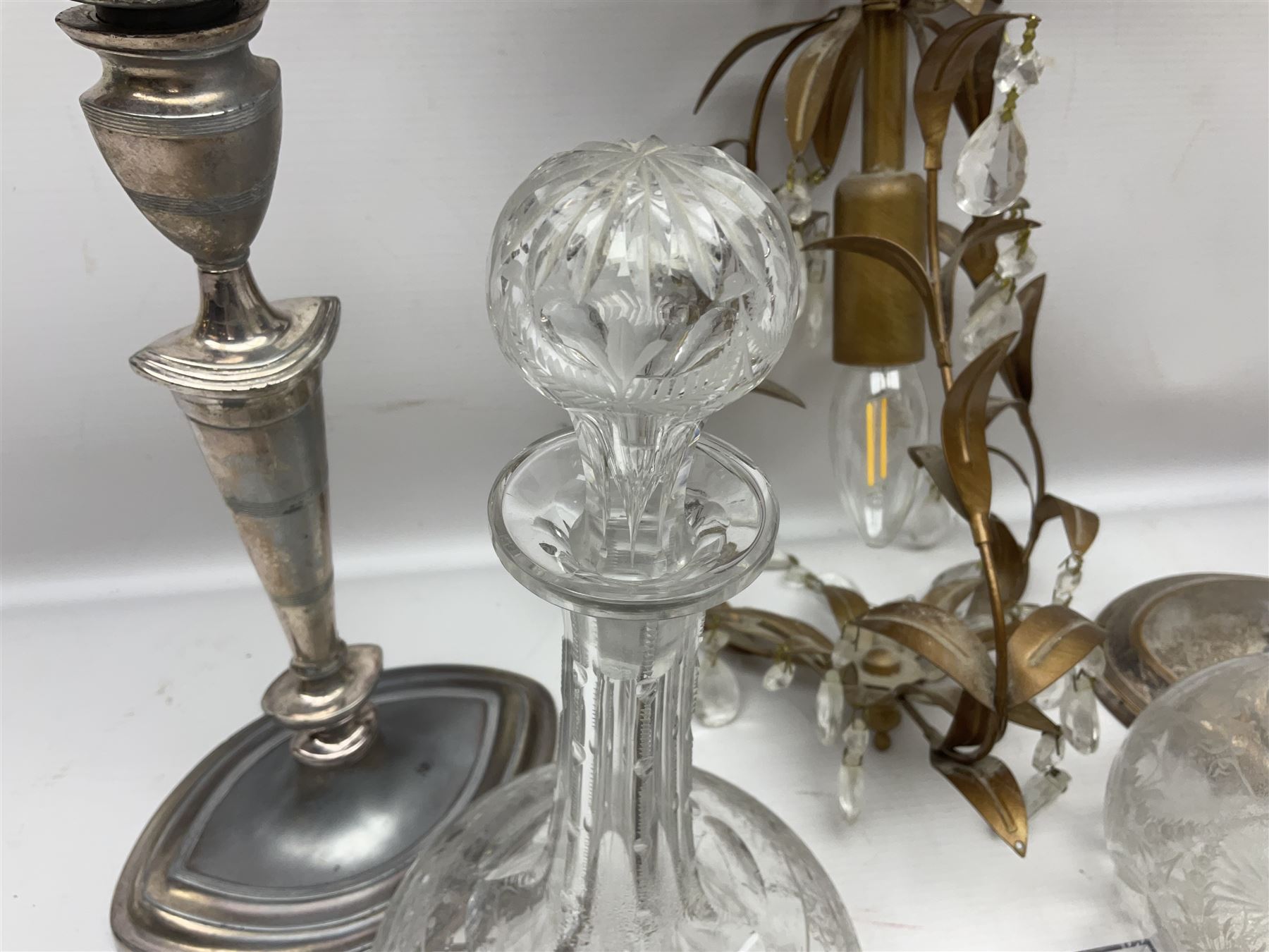 Two silver plate candelabras - Image 12 of 16