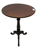 Victorian mahogany tripod table