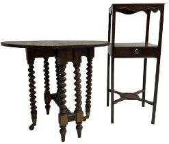 Georgian mahogany washstand