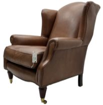 Georgian design wingback armchair